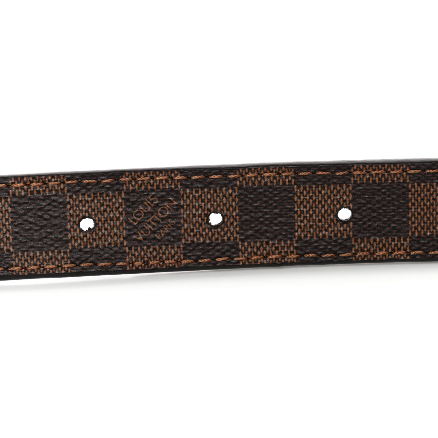 Mini Damier Ebene 25mm LV Initiales Belt 80 32