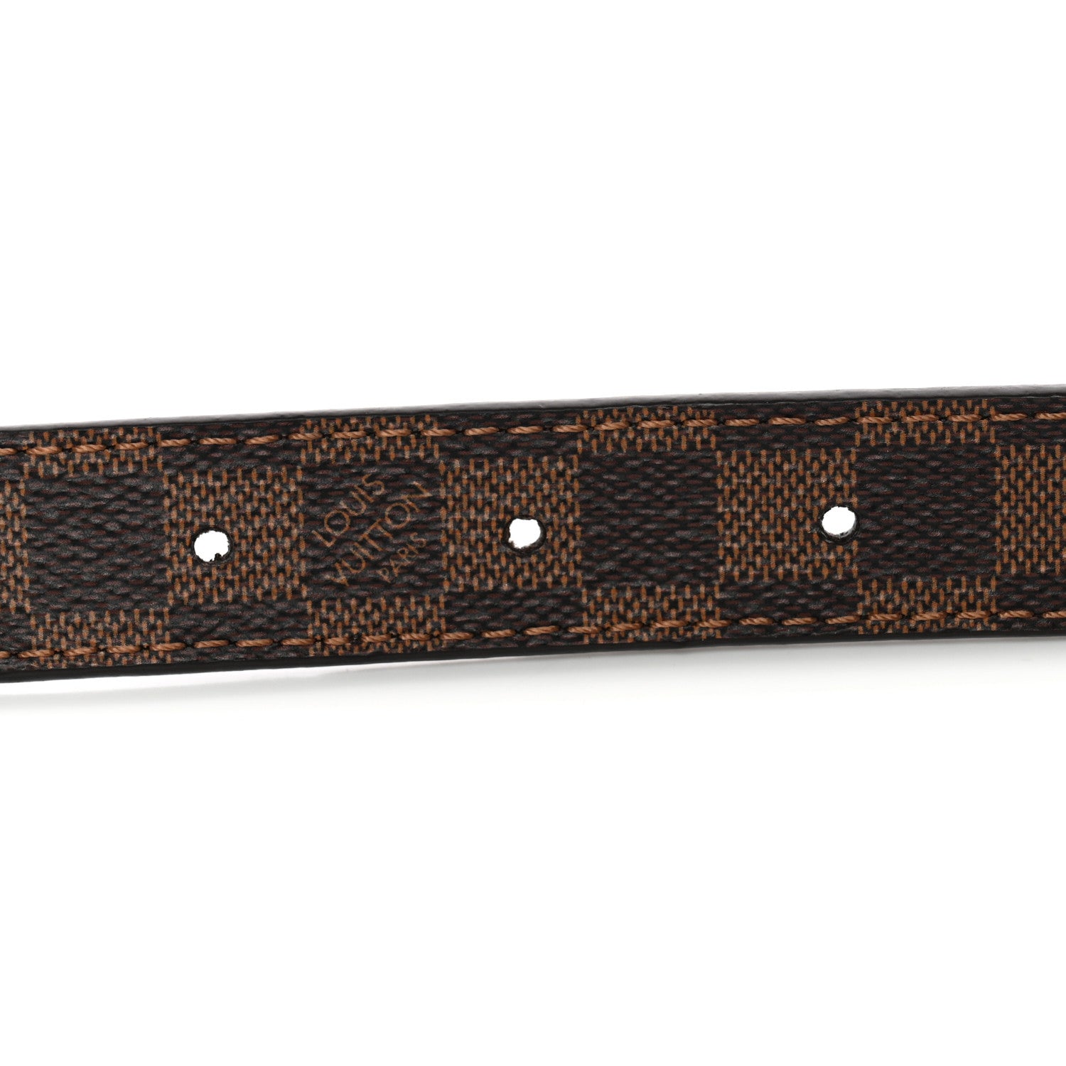 Louis Vuitton Mini Damier Ebene 25mm LV Initiales Belt 80 32 5 of 6