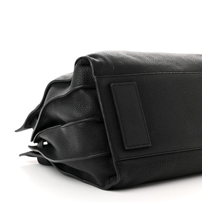 Saint Laurent Grained Calfskin Small Supple Sac De Jour Black 9 of 16