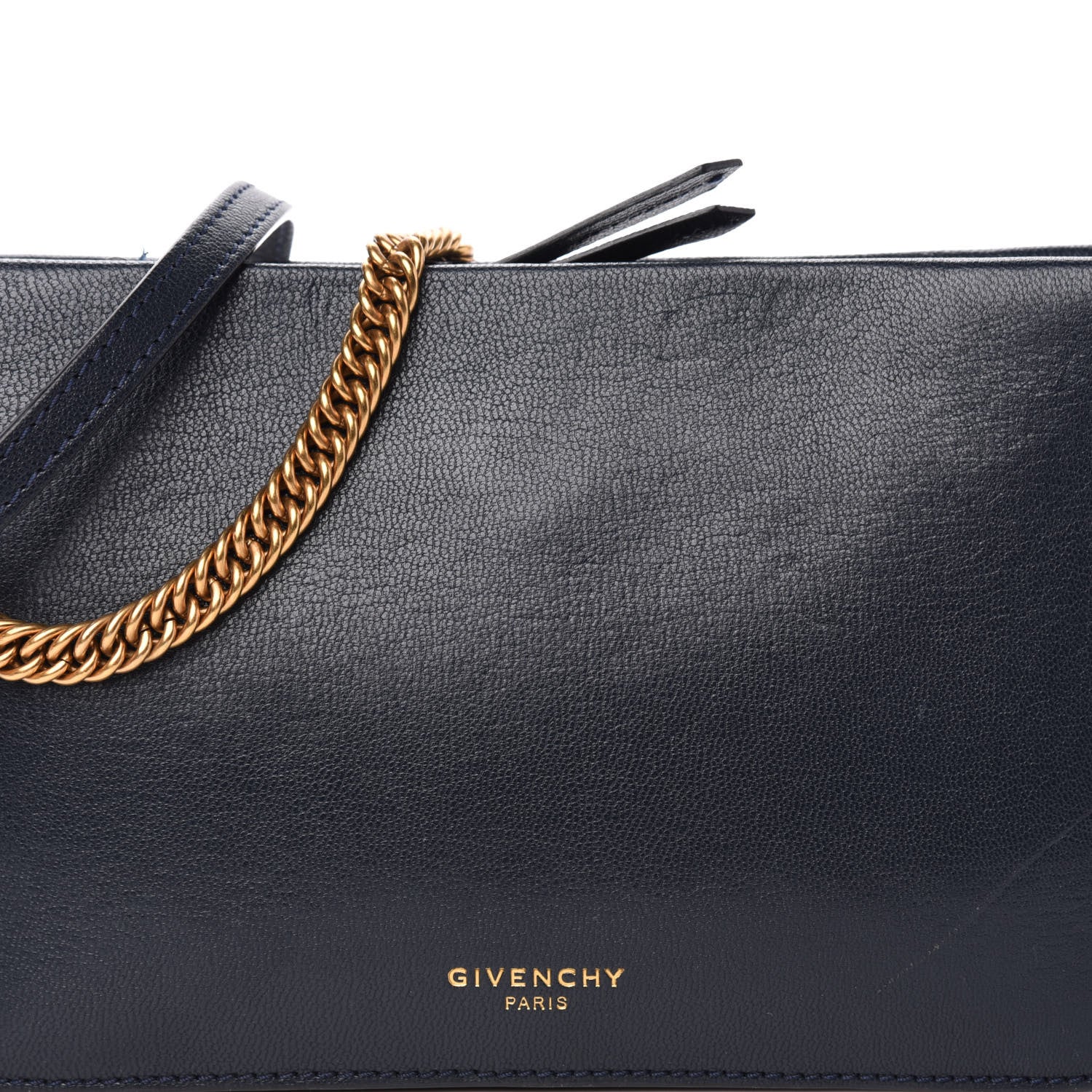 Givenchy Textured Calfskin Suede Cross 3 Crossbody Bag Navy 11 of 11
