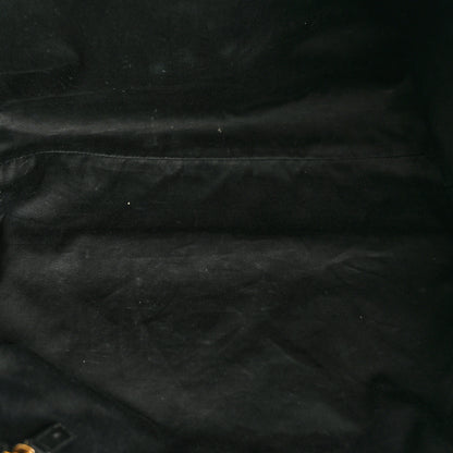 Saint Laurent Lambskin Quilted Maxi Icare Shopping Tote Black 7 of 18
