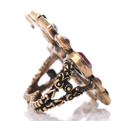 Gucci Crystal Double G Ring M Multicolor 4 of 4