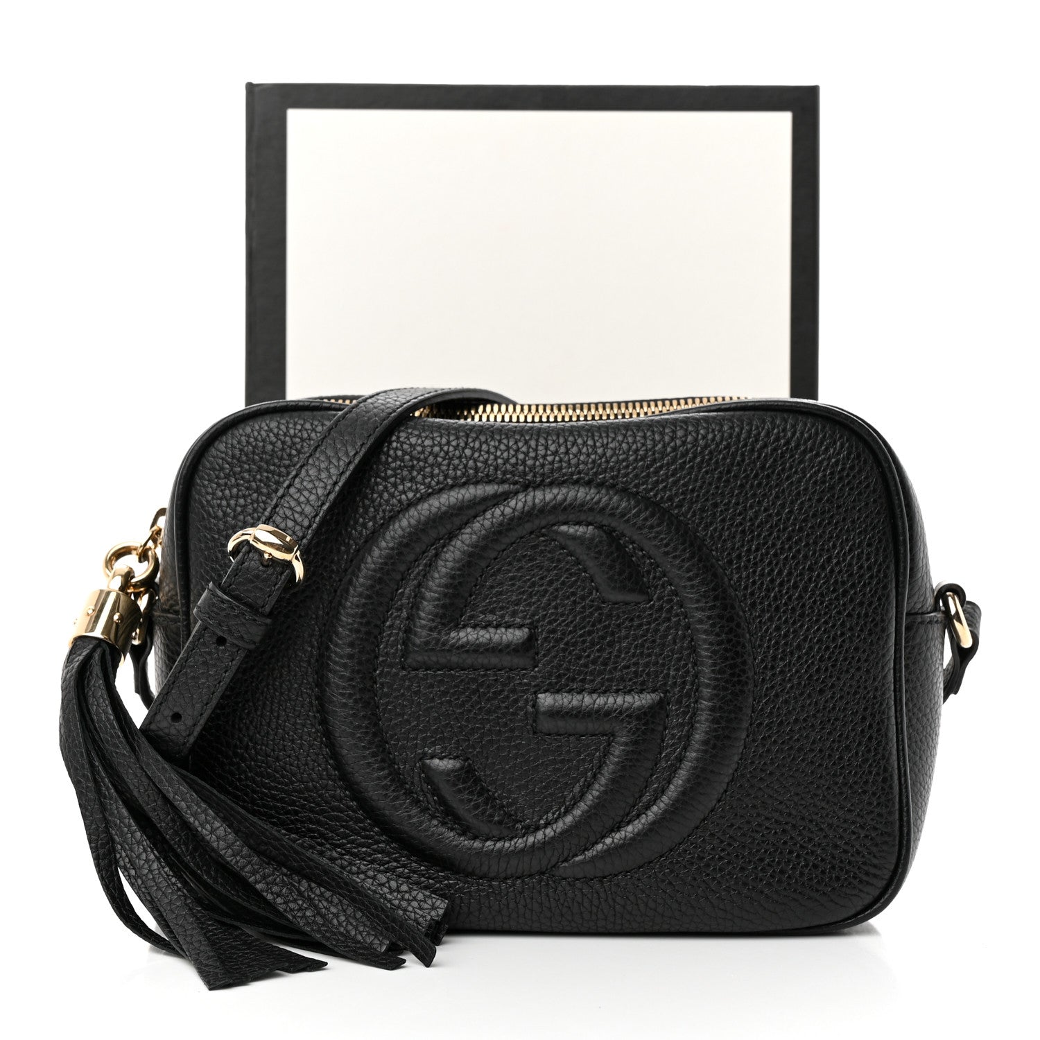 Gucci Pebbled Calfskin Small Soho Disco Bag Black 11 of 11