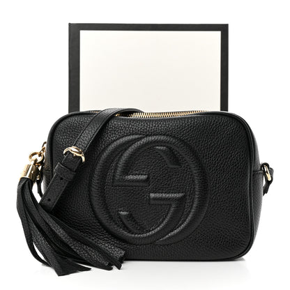 Gucci Pebbled Calfskin Small Soho Disco Bag Black 11 of 11