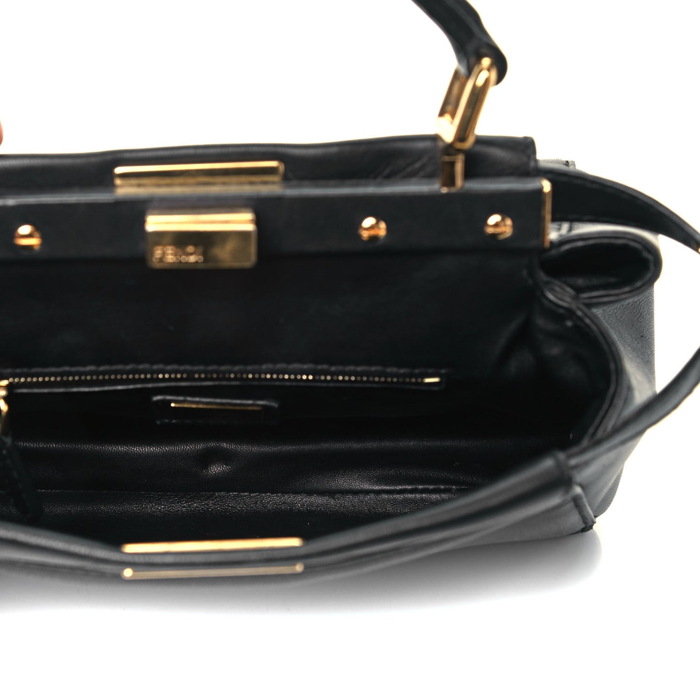 Nappa Mini Peekaboo Iconic Satchel Black