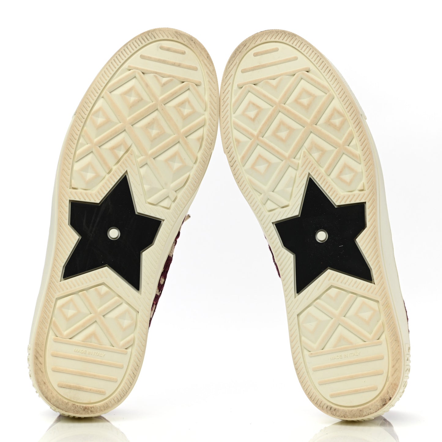 Canvas Oblique Walk'N'Dior Low Top Sneakers 38 Deep Amaranth