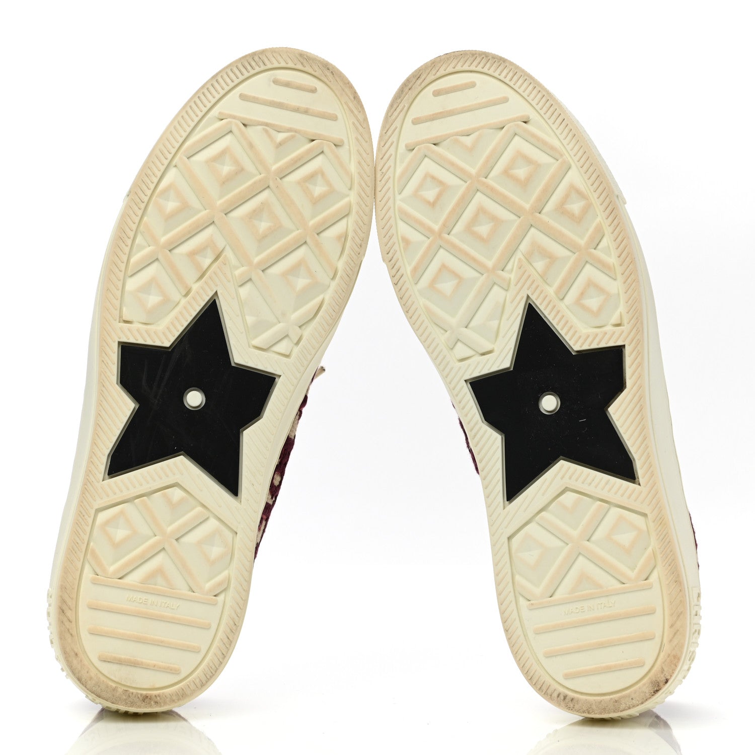Christian Dior Canvas Oblique Walk'N'Dior Low Top Sneakers 38 Deep Amaranth 6 of 9