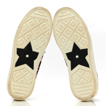 Christian Dior Canvas Oblique Walk'N'Dior Low Top Sneakers 38 Deep Amaranth 6 of 9