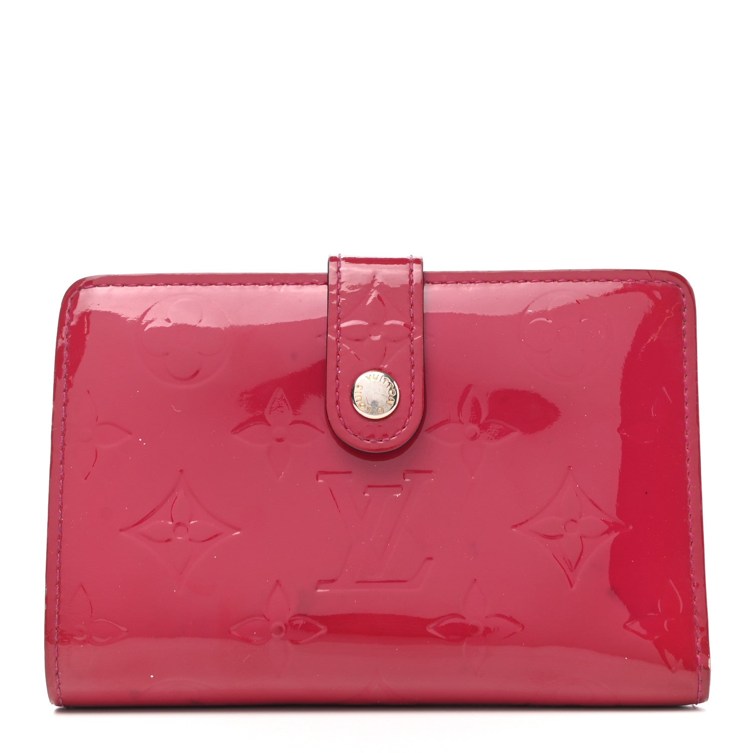Louis Vuitton Vernis French Purse Wallet Rose Indien 1 of 7