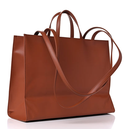 Telfar Vegan Leather Large Shopping Bag Tan 3 of 9