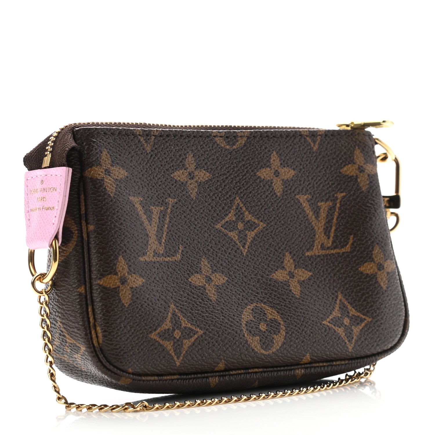 Louis Vuitton Monogram 2016 Christmas Animation Mini Pochette Accessories Rose Ballerine 3 of 7