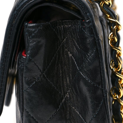 Chanel Lambskin Quilted Small Double Flap Black 14 of 14