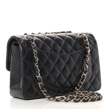 Chanel Lambskin Quilted Small Double Flap Black 2 of 13