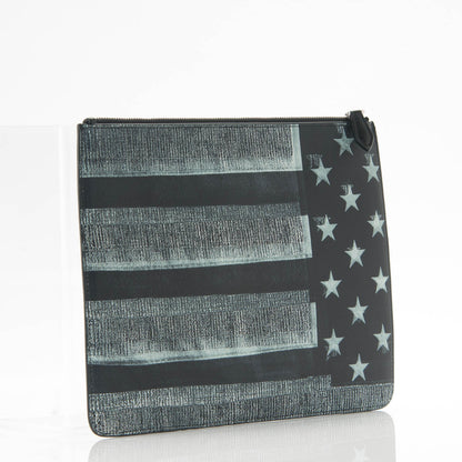 Givenchy Lambskin Flag Print Zip Pouch Multicolor 3 of 8