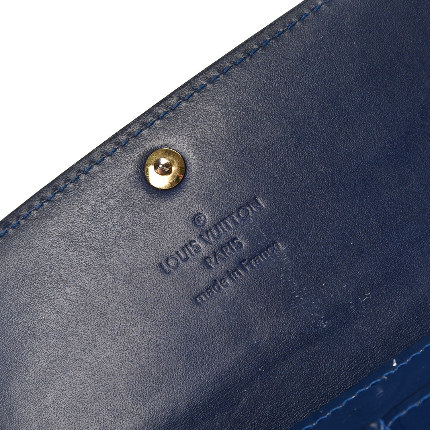 Louis Vuitton Vernis Sarah Wallet Grand Blue 5 of 7