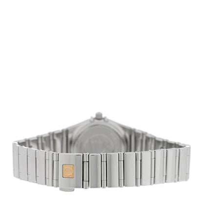 Omega Stainless Steel Diamond Bezel Pink Mother of Pearl 22mm Constellation My Choice Quartz Watch 1566.66.00 3 of 4