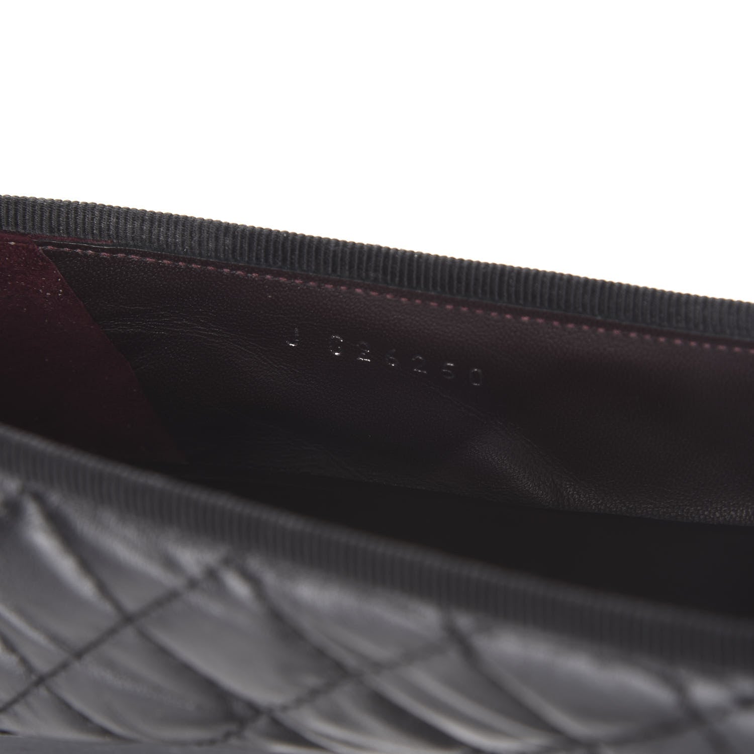 Chanel Aged Calfskin Quilted CC Cap Toe Ballerina Flats 39 Black 10 of 11