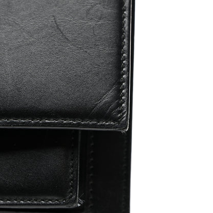 Balenciaga Box Calfskin S Sharp Chain Shoulder Bag Black 10 of 13