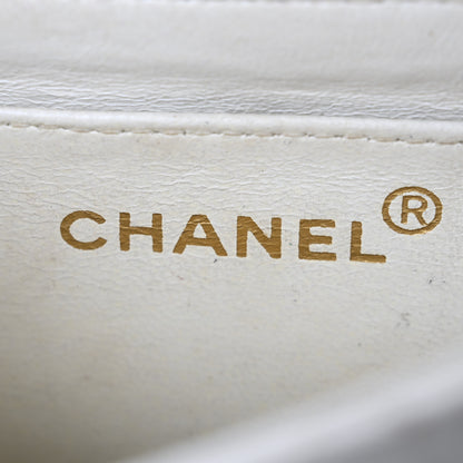 Chanel Lambskin Quilted Mini Square Flap White 6 of 18