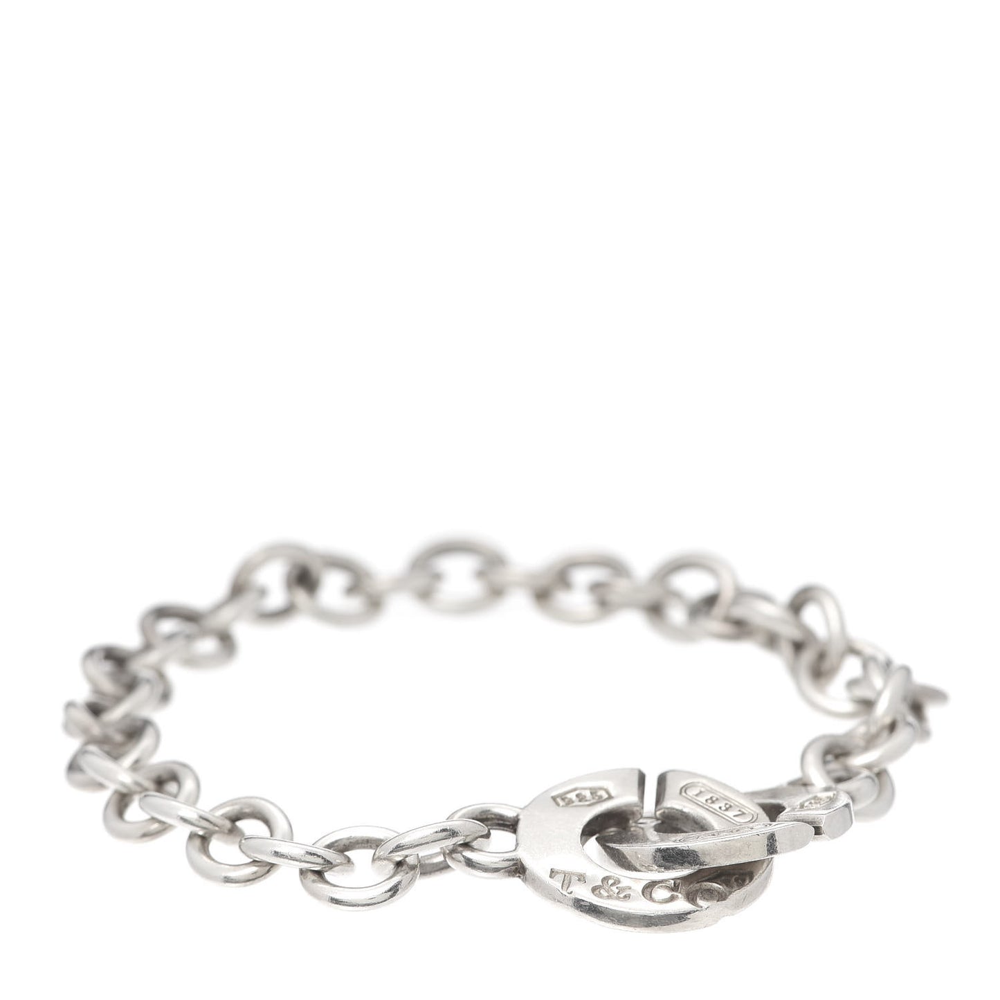 Sterling Silver 1837 Circle Clasp Bracelet