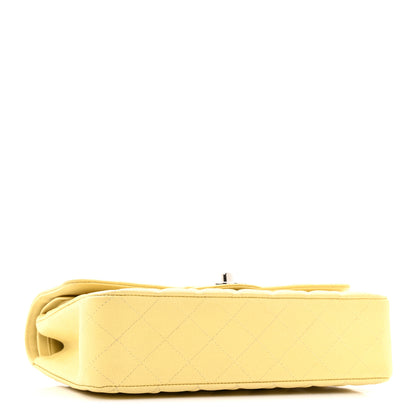 Chanel Caviar Quilted Medium Double Flap Light Yellow 3 of 12