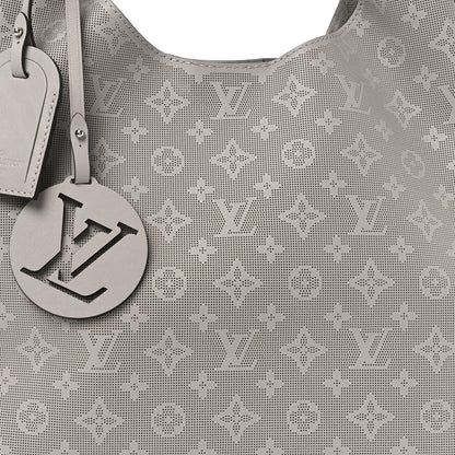 Louis Vuitton Reverse Mahina Carmel Hobo Gris Souris Gray 7 of 9