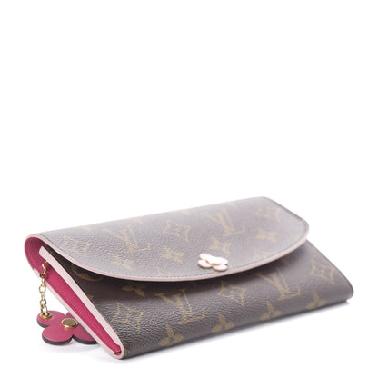 Louis Vuitton Monogram Bloom Flower Emilie Wallet 4 of 6
