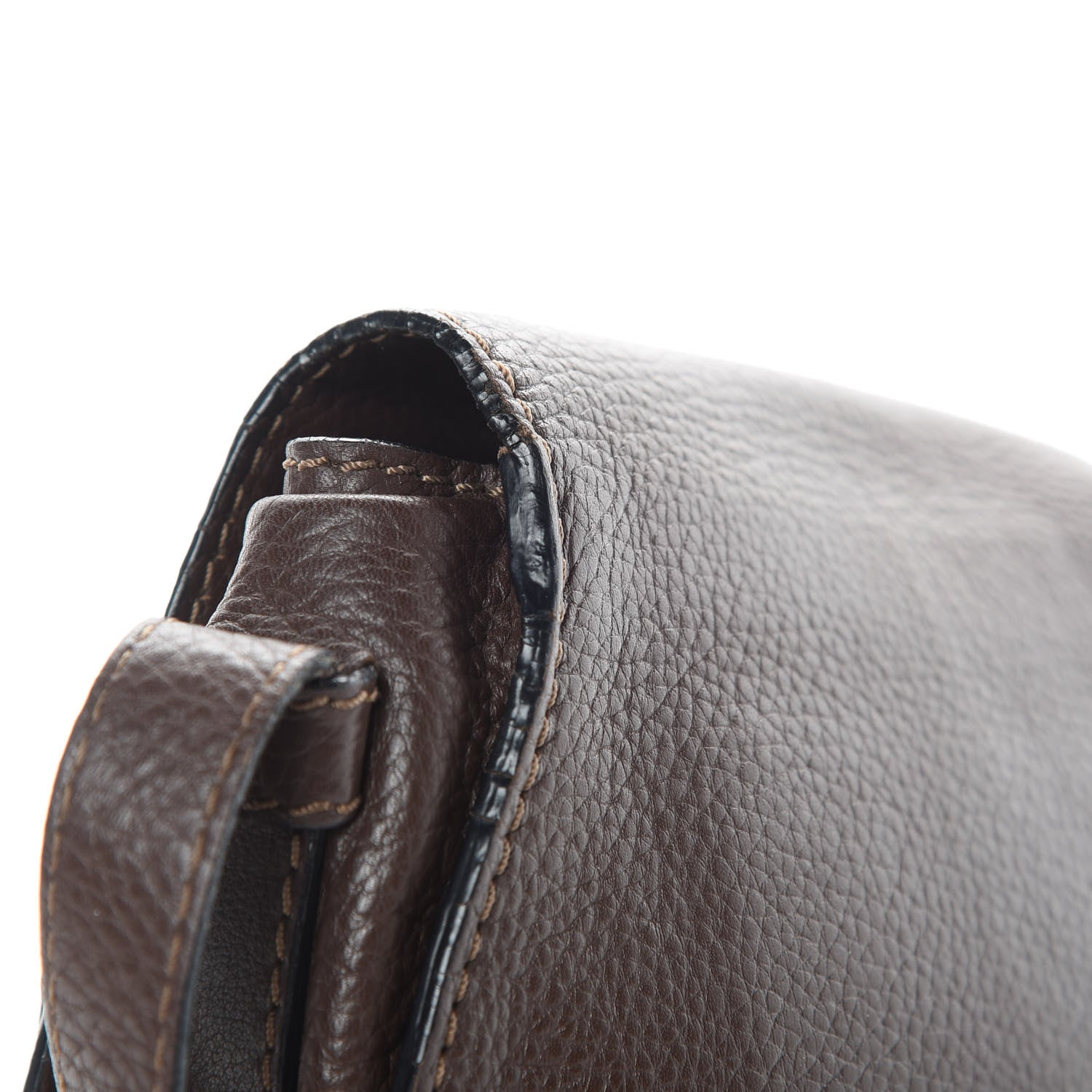 Chloe Calfskin Mini Marcie Round Crossbody Bag Truffle 15 of 17