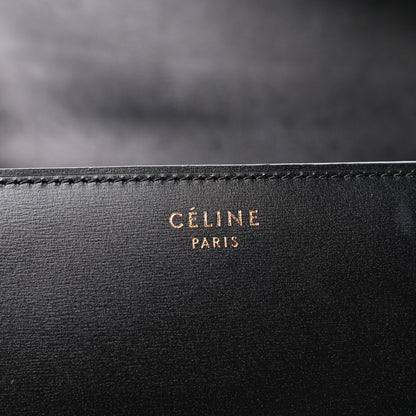 Celine Box Calfskin Medium Classic Box Flap Bag Black 6 of 10