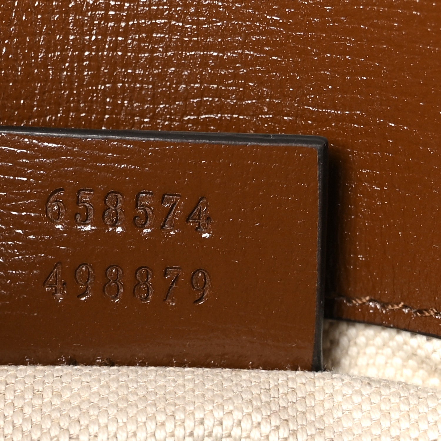 Gucci GG Supreme Monogram Web Mini Horsebit 1955 Shoulder Bag Beige Brown Sugar 7 of 11