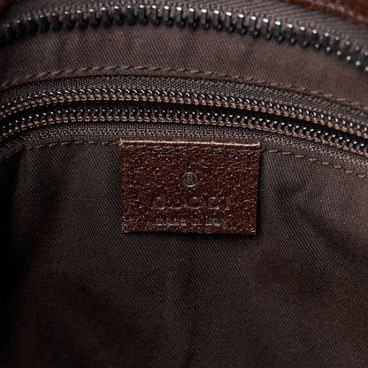 Gucci Monogram Flat Messenger Bag Dark Brown 6 of 11