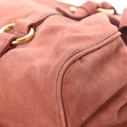 Miu Miu Suede Lux Small Bow Bag Antico 11 of 12