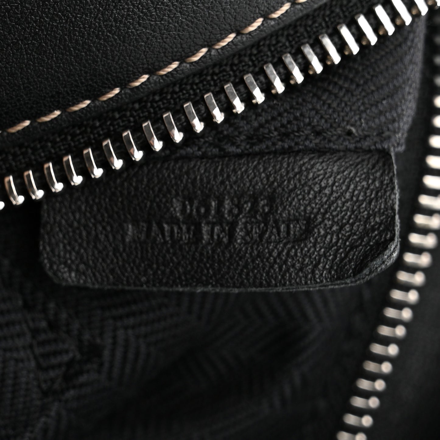 Calfskin Small Puzzle Bag Black Taupe