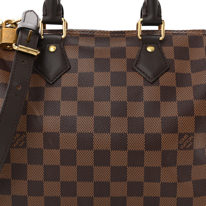 Louis Vuitton Damier Ebene Speedy Bandouliere 25 8 of 11