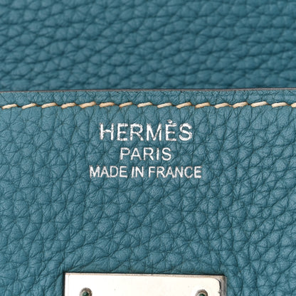 Hermes Togo Birkin 35 Blue Jean 6 of 10