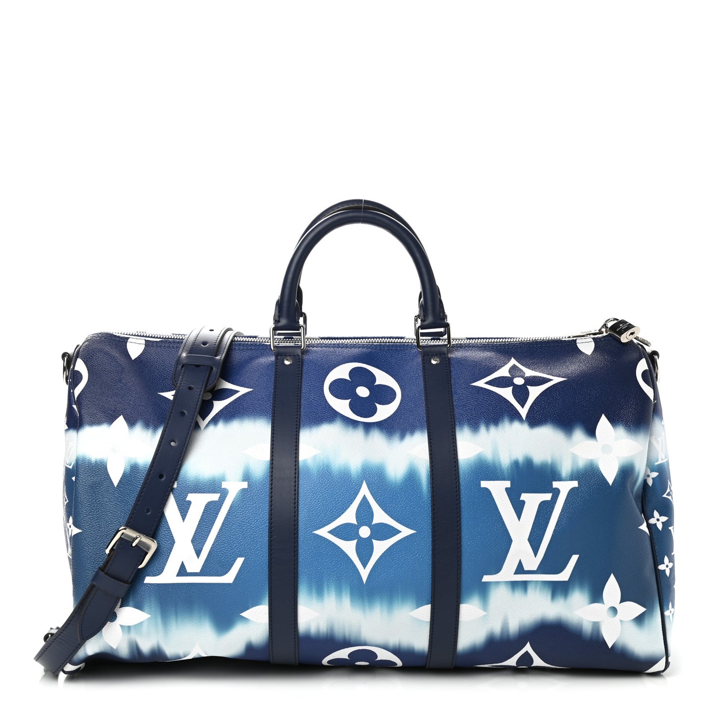 Monogram Escale Keepall Bandouliere 50 Blue