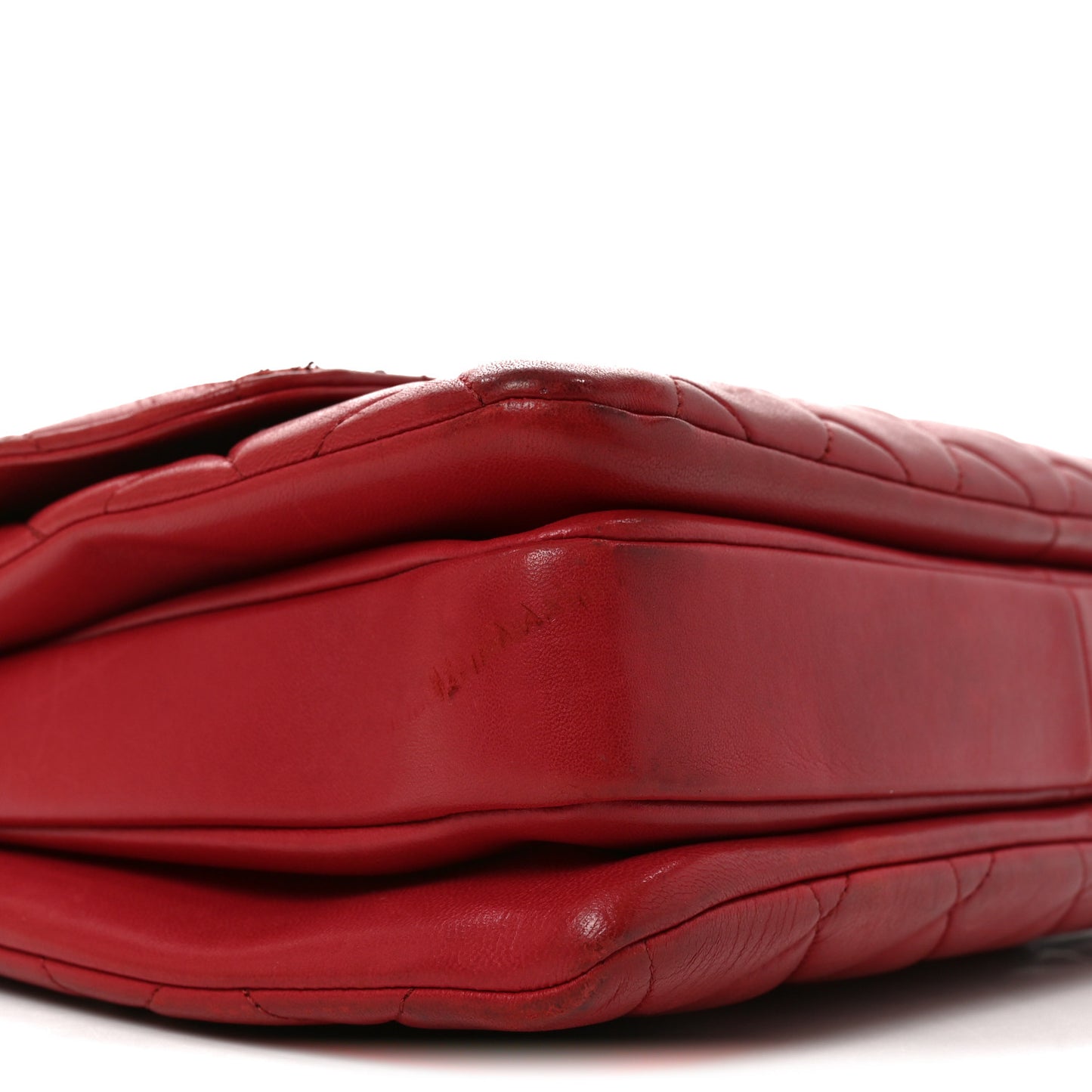 Lambskin Quilted Medium Trendy CC Flap Dual Handle Bag Dark Pink
