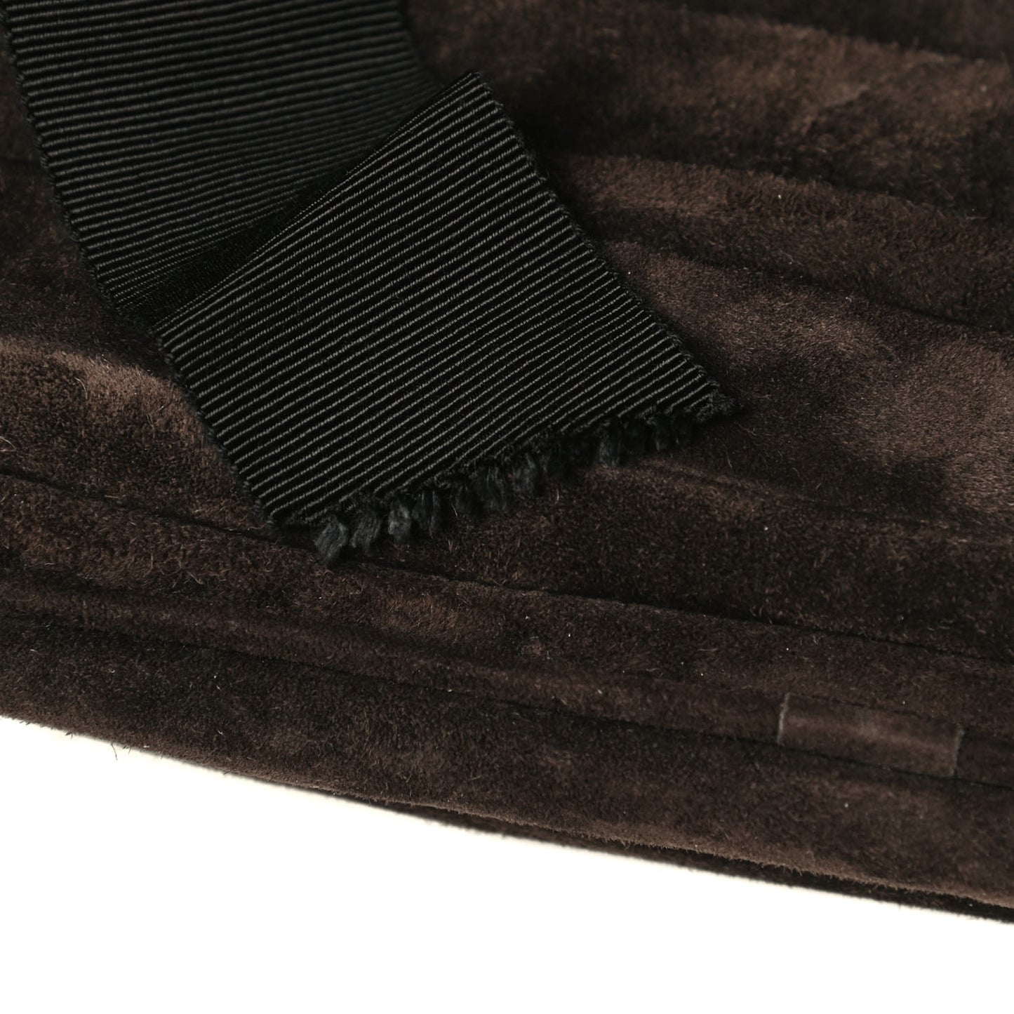 Suede Shoulder Bag Brown