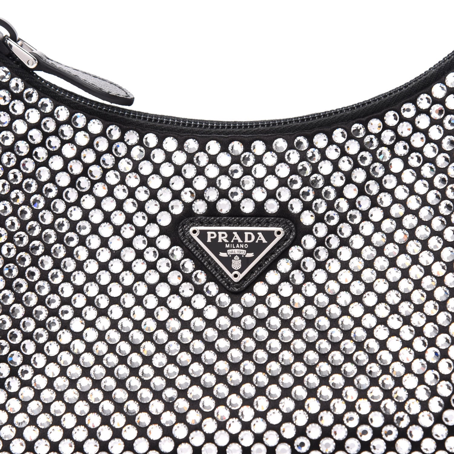 Prada Satin Crystal Mini Re-Edition 2000 Bag Cristal 11 of 12