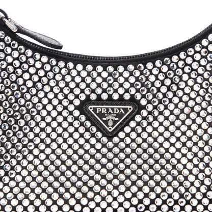 Prada Satin Crystal Mini Re-Edition 2000 Bag Cristal 11 of 12