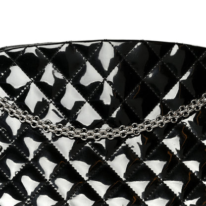 Chanel Patent Quilted Large Just Mademoiselle Bowling Bag Black 10 of 12