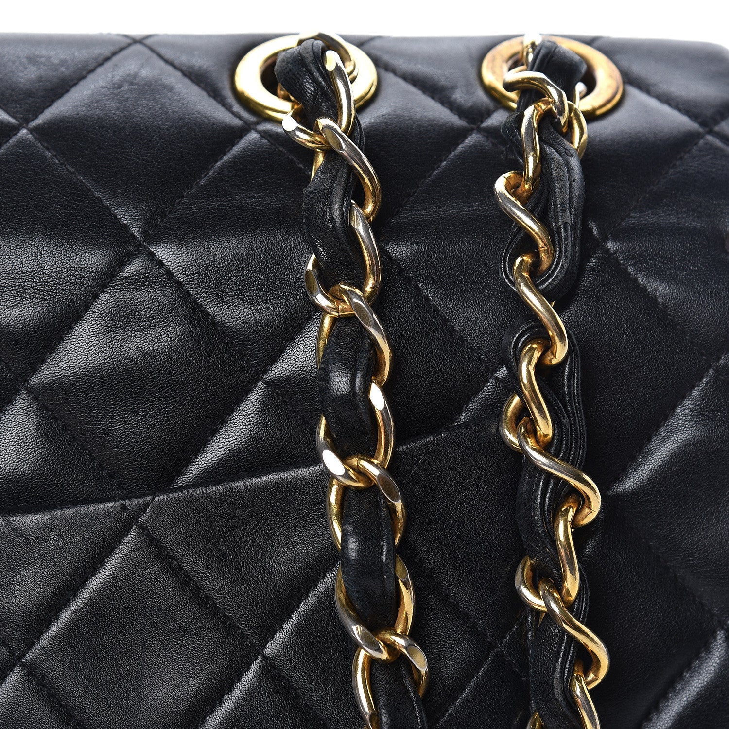 Chanel Lambskin Quilted XL Jumbo Single Flap Black 18 of 20