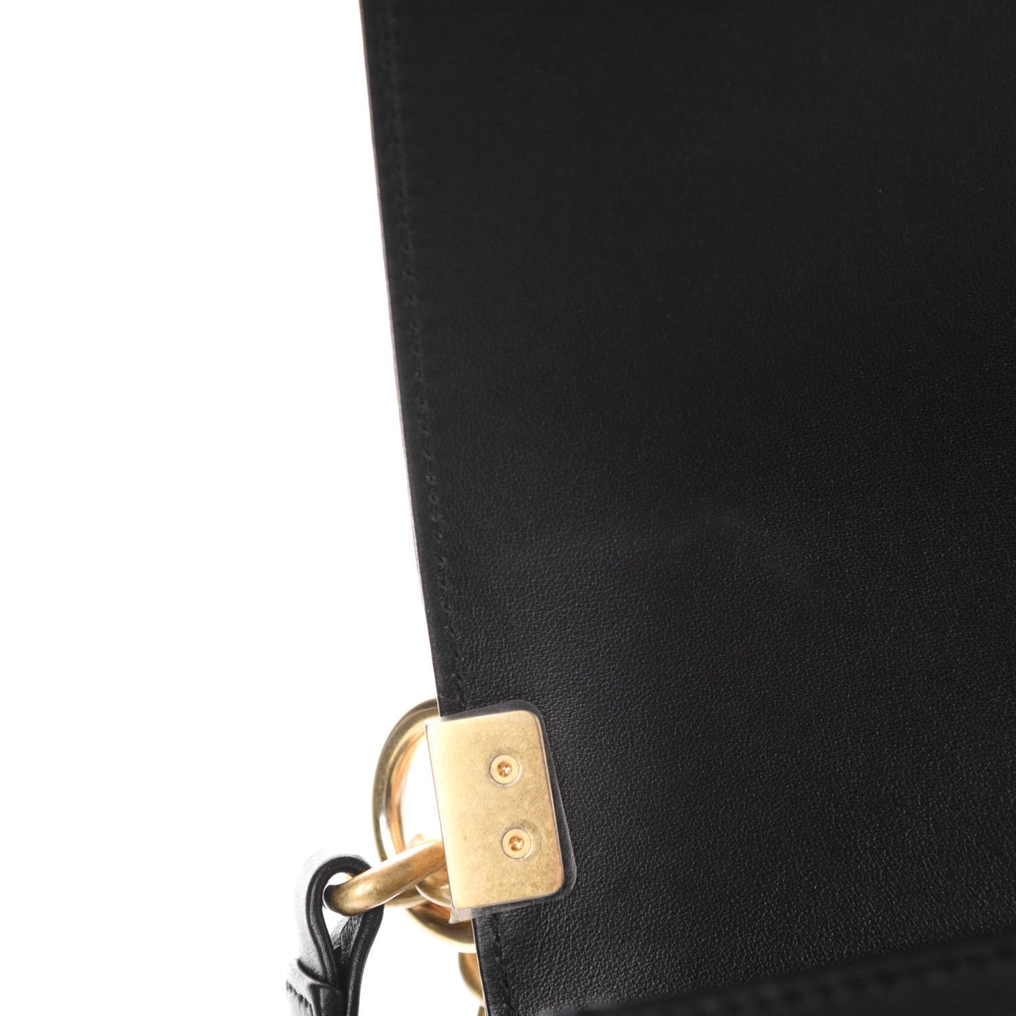 Lambskin Quilted Medium Boy Flap Black
