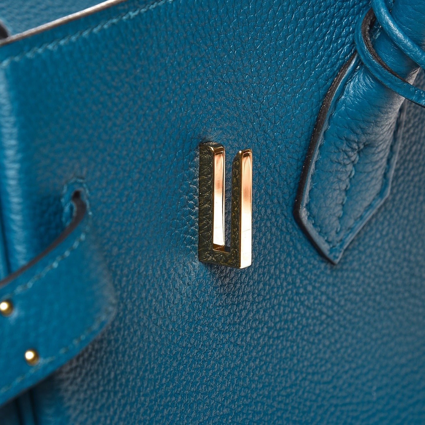 Togo Birkin 35 Bleu de Galice