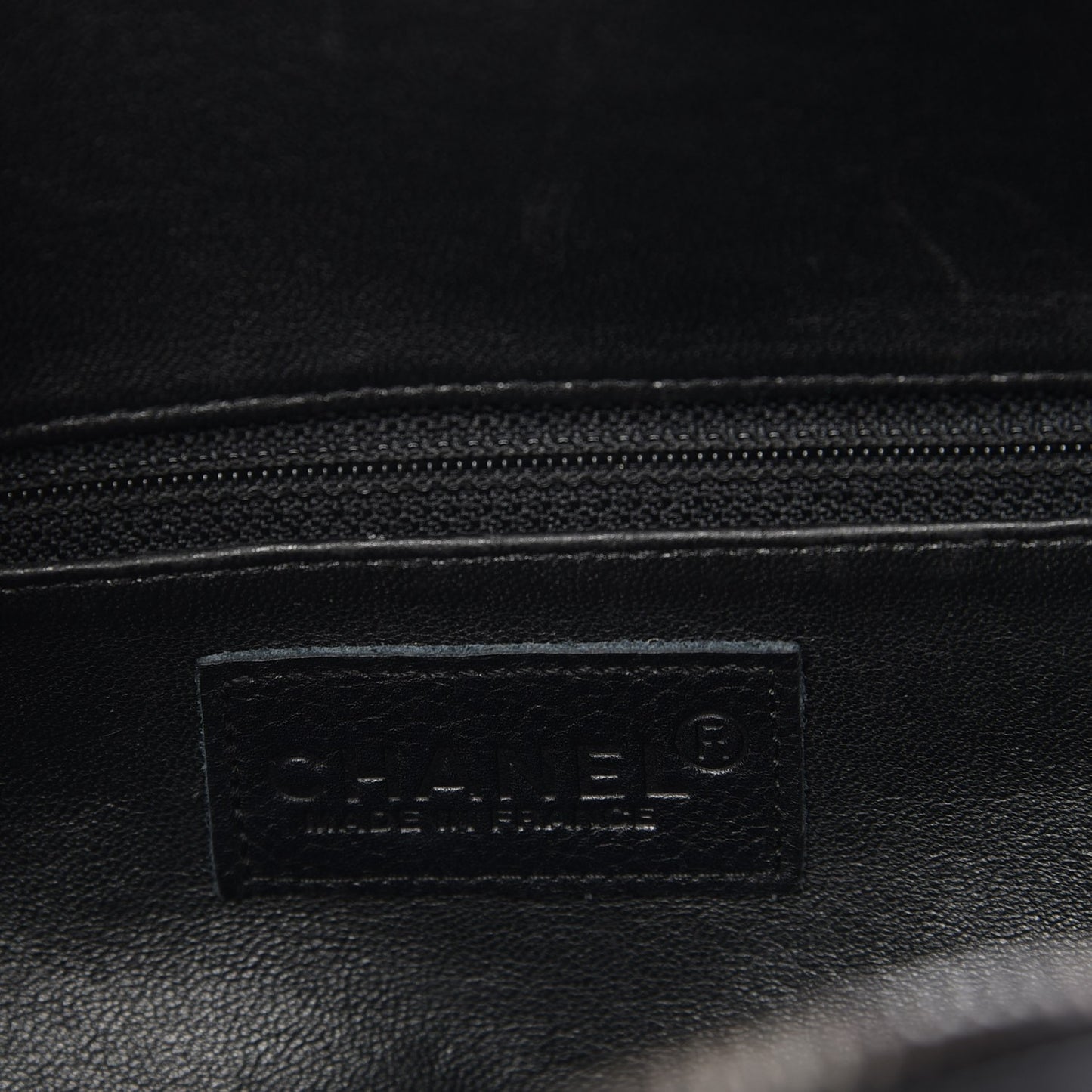 Caviar Patent Large Bowler Black