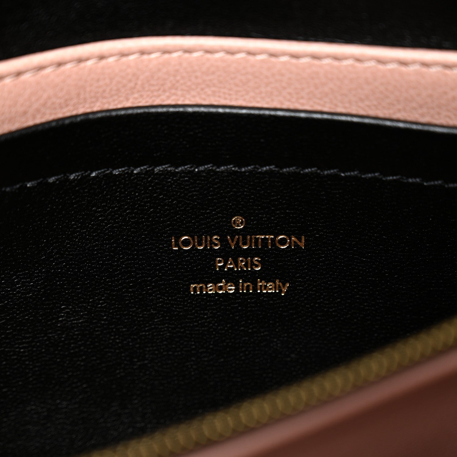 Louis Vuitton Lambskin Embossed Monogram Pochette Coussin Crossbody Black 6 of 9