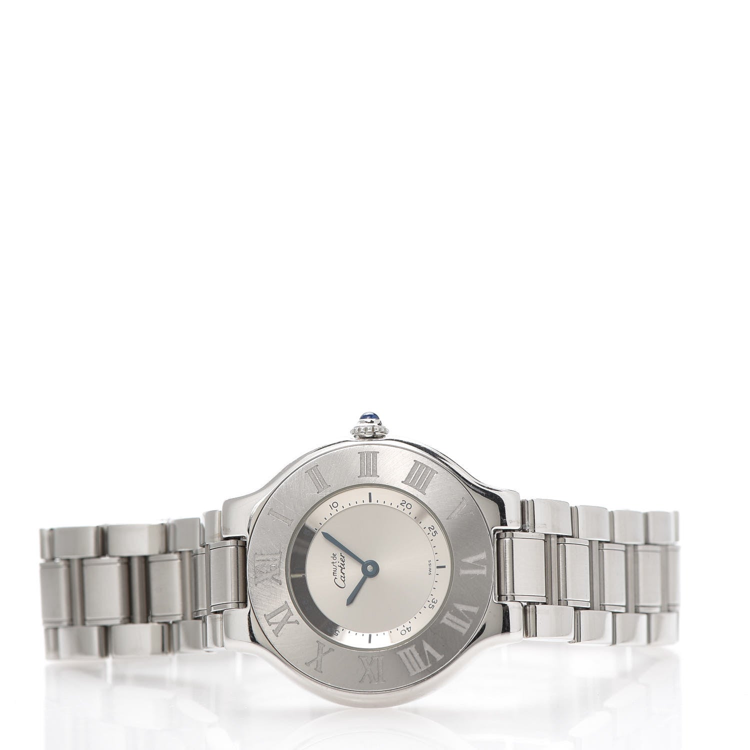 Cartier Stainless Steel 31mm Must De 21 Quartz Watch 4 of 8