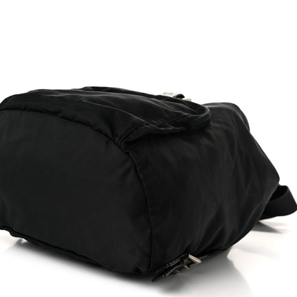 Prada Tessuto Nylon Saffiano Vela Backpack Black 9 of 9