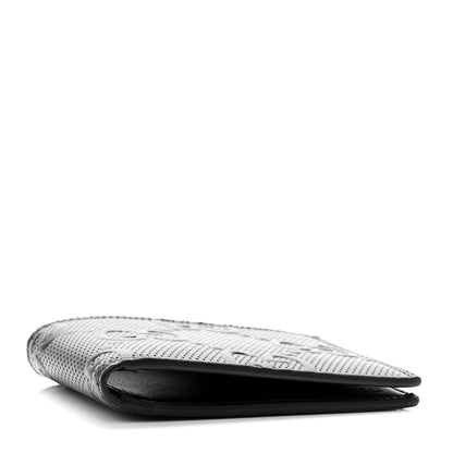 Gucci Calfskin GG Tennis Embossed Bi-Fold Wallet Black 4 of 6