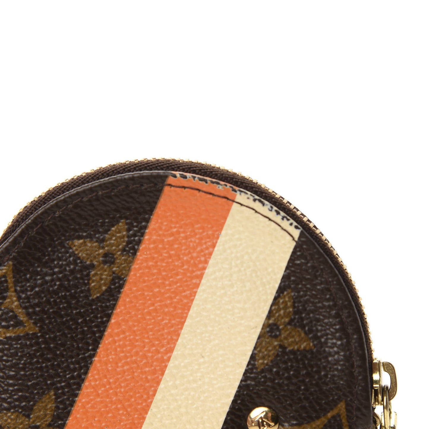 Monogram Groom Round Coin Purse